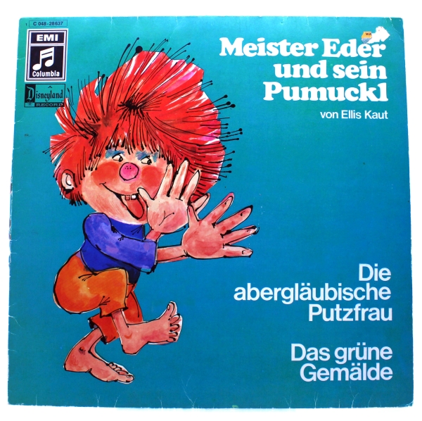 Meister Eder und sein Pumuckl von Ellis Kaut Schallplatte LP: Die abergläubische Putzfrau & Das grüne Gemälde